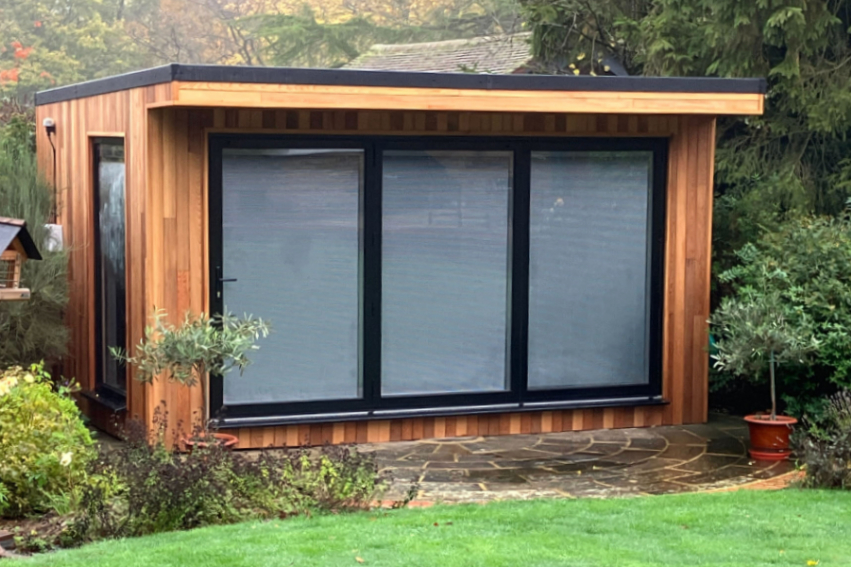 Integral blinds provide a practical, stylish upgrade for garden rooms